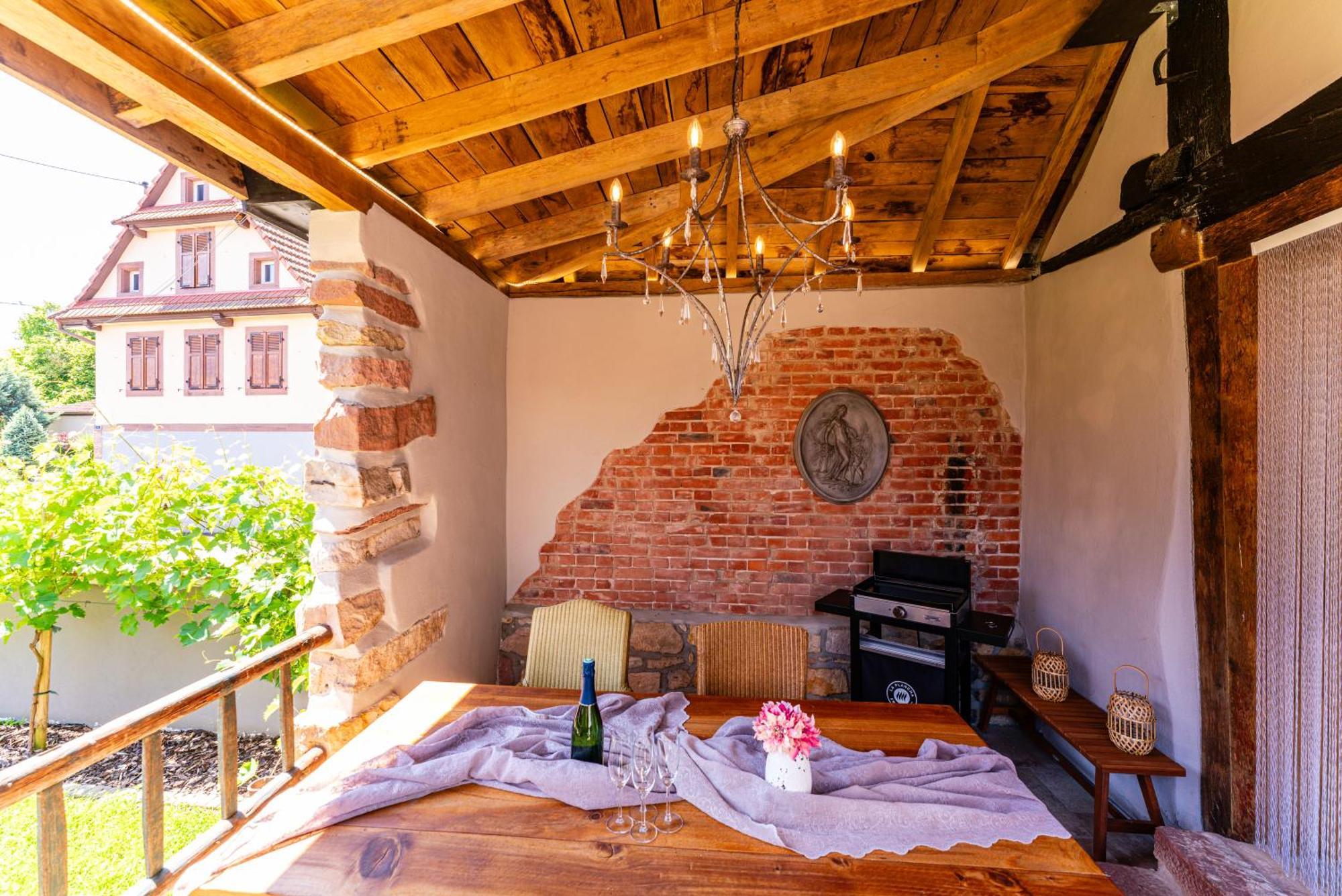 Maison 1775 Ferien Im Historischen Bauernhaus Mit Sauna, Wissembourg, Elsass Ingolsheim 外观 照片